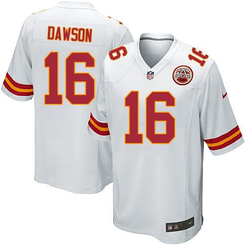 Men Kansas City Chiefs #16 Len Dawson Nike White Game Retired Player NFL Jersey->kansas city chiefs->NFL Jersey
